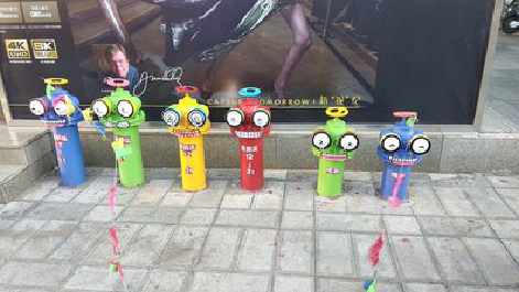 德阳商业区彩绘