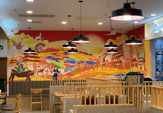 德阳商业空间彩绘介绍。