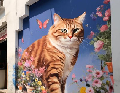 德阳自己绘制有个性的手绘墙