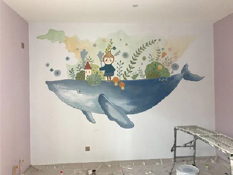 德阳手绘墙的特点及优势。